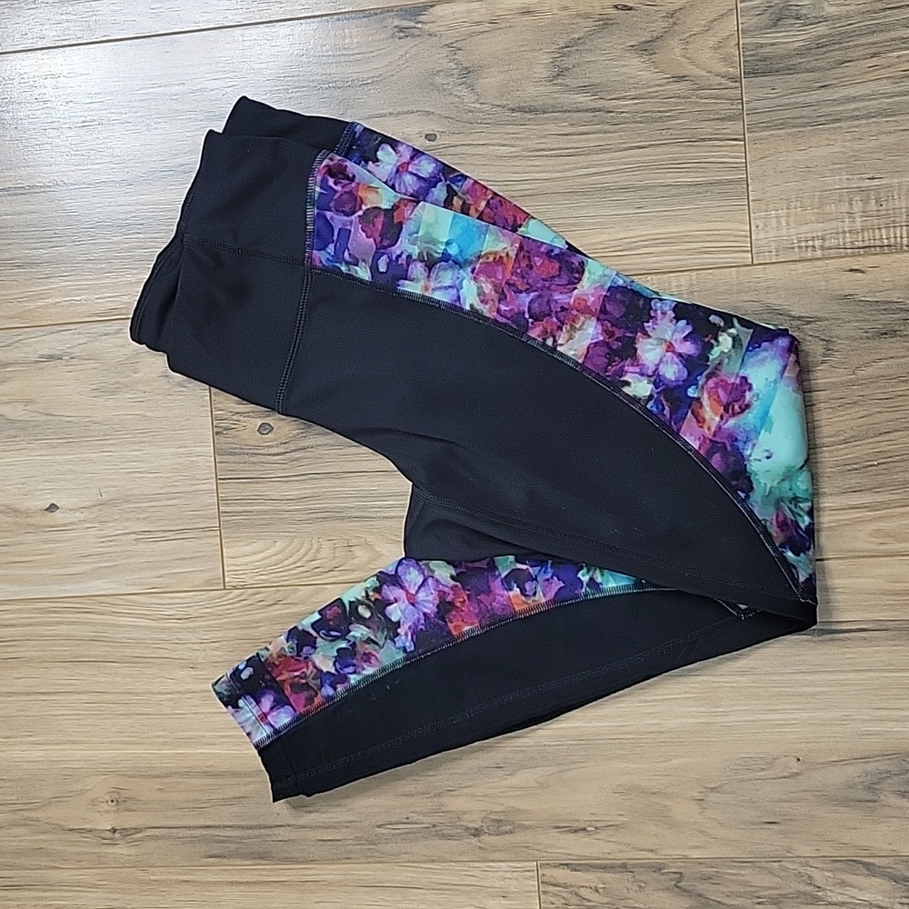 Athleta Floral Fade Ankle Tight Leggings